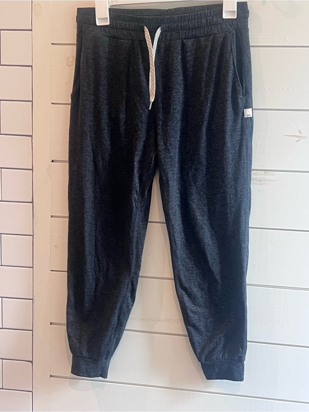 Vuori Heather Gray Cozy Knit Joggers